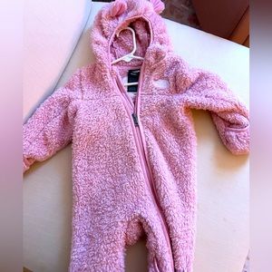 The north face bunting 3-6 months . So warm and cute